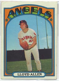 1972 Topps Baseball Cards      102     Lloyd Allen